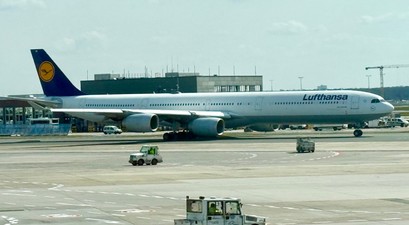 Airbus A340-600 von Lufthansa: Im Januar ist Schluß.