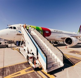 Airbus A321 LR von Tap: Ab jetzt regelmäßig über dem Atlantik unterwegs.