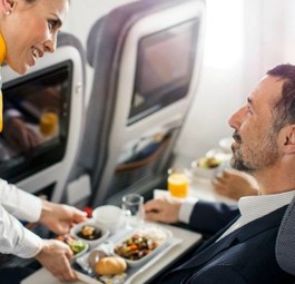 Lufthansa-Service: Das Essen bleibt im Angebot.