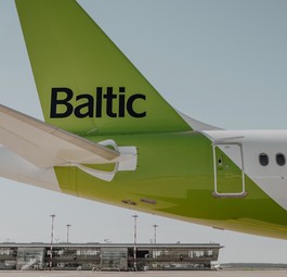 Airbus A220 von Air Baltic: Viel in Zürich zu sehen.