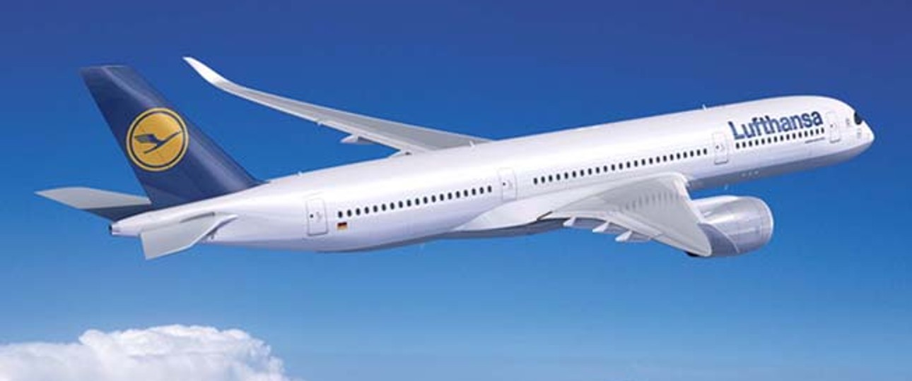Airbus A350 in den Farben von Lufthansa: Nächster Stopp - München!