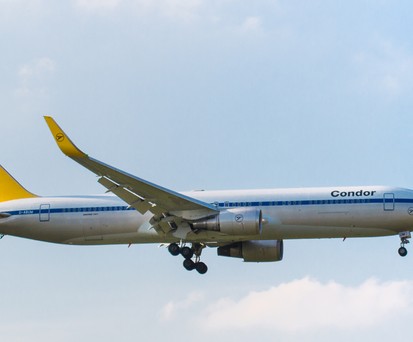 Boeing 767 von Condor: Exilkubaner könnten theoretisch in den USA gegen die Airline klagen.