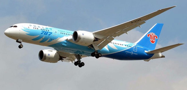 Dreamliner von China Southern Airlines: Musste früher landen als geplant.