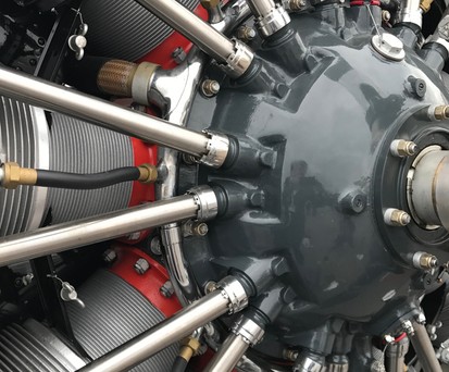 Motor einer Junkers F13: Robust und kräftig.