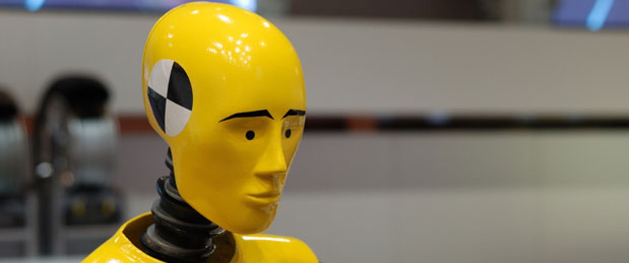 Crash-Test-Dummy: Normalgewicht reicht nicht.