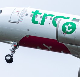 Flugzeug von Transavia: Wird nicht nach Belgrad fliegen.