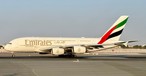 Airbus A380 von Emirates in Dubai:kern des Erfolgsmodells.