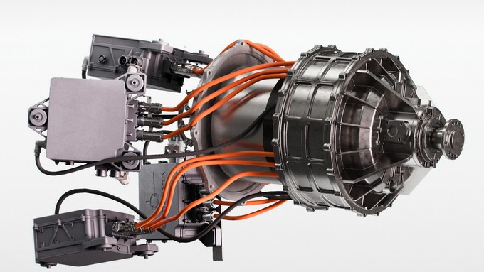 Triebwerk und Antriebssystem ZA600. 