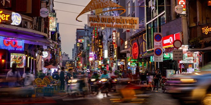 Platz 4: Hanoi - Ho Chi Minh City (im Bild) in Vietnam, 10,88 Millionen Sitze.