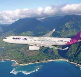 Neues Design bei Hawaiian Airlines: Hier ist ein Airbus A330 mit der Bemalung zu sehen.