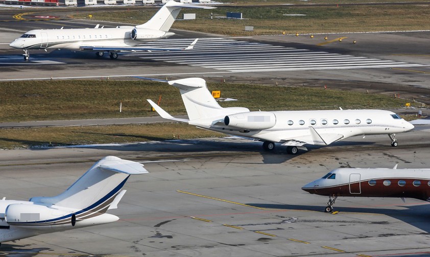 Businessjets: Verkehrsmittel der Wahl beim WEF.