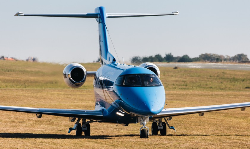 Pilatus PC-24 auf einer Naturpiste:  Tests in verschiedenen Ländern.