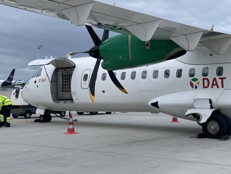 ATR 72 von DAT: Hier war sie noch für Skyhub PAD unterwegs.