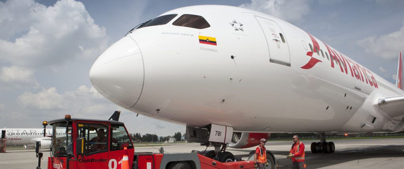 Dreamliner von Avianca: Flugzeug der Wahl.