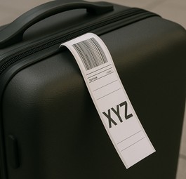 Gepäcketikette: Immer Zuhause entsorgen.