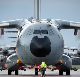 A400M Luftwaffe in Friedrichshafen