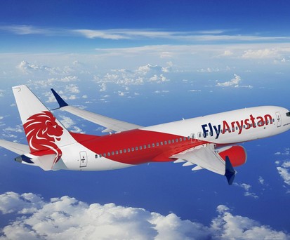 Boeing 737 Max für Fly Arystan: So soll sie aussehen.