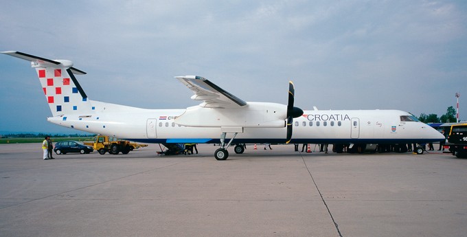 So sehen die Flugzeuge von Croatia Airlines aktuell noch aus.