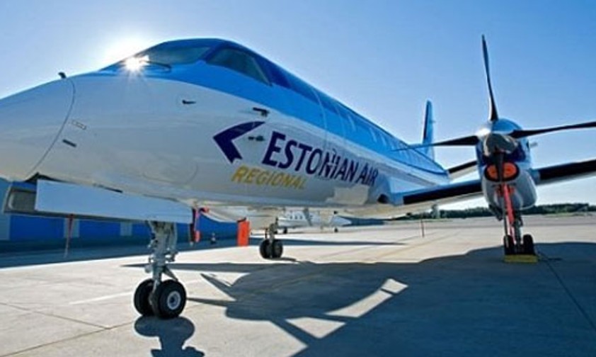 Flieger von Estonian: Die Flotte halbiert sich.