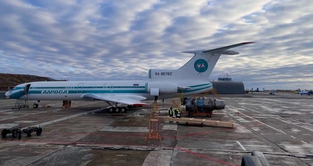 tupolev tu 154 mirny