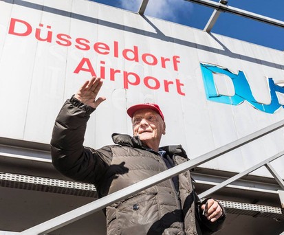Niki Lauda in Düsseldorf: Ist immer noch an Laudamotion beteiligt.
