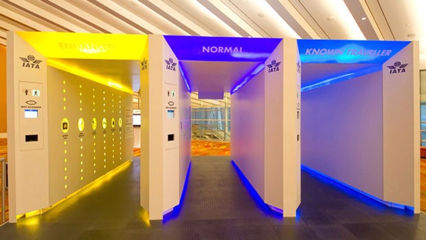 Der IATA-Prototyp des futuristischen Sicherheitschecks