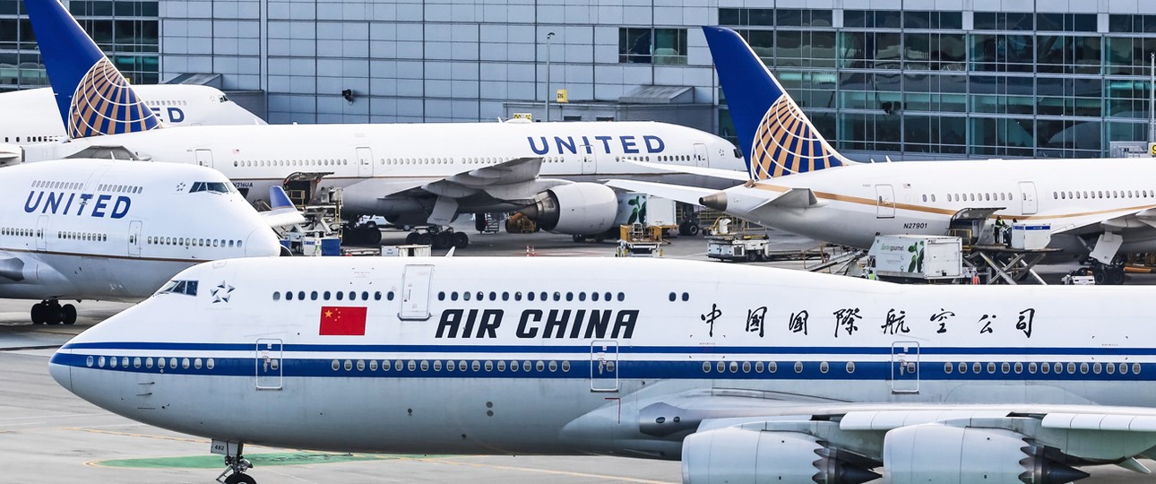 Flieger Air China und United: Kompliziertes Verhältnis.