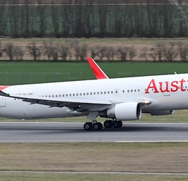 Austrian-Airlines-Jet mit dem Kennzeichen OE-LAW: Sie wird die Flotte wohl als zweite oder dritte Boeing 767 verlassen.