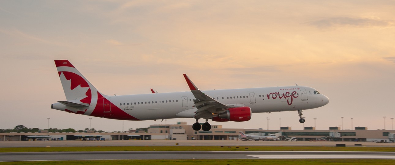 <span class="mw-page-title-main">Airbus A321 von Air Canada Rouge am Sarasota–Bradenton International Airport: Heikler Zwischenfall.</span>