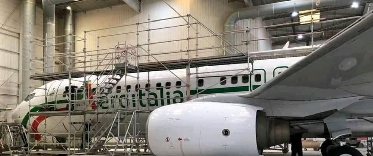 Boeing 737-800 in den Farben von Aero Italia: Wohin werden sie fliegen?