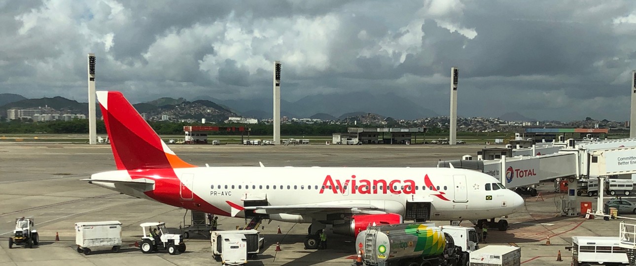 Avianca-Jet in Rio de Janerio:  Wie groß ist die Flotte noch?