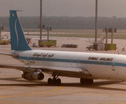 Boeing 707 von Somalia Airlines in Frankfurt (1987): Die Airline soll wieder starten.
