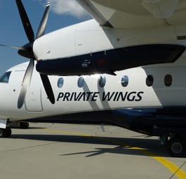 Dornier 328 von Private Wings: Kein Start in Lugano.