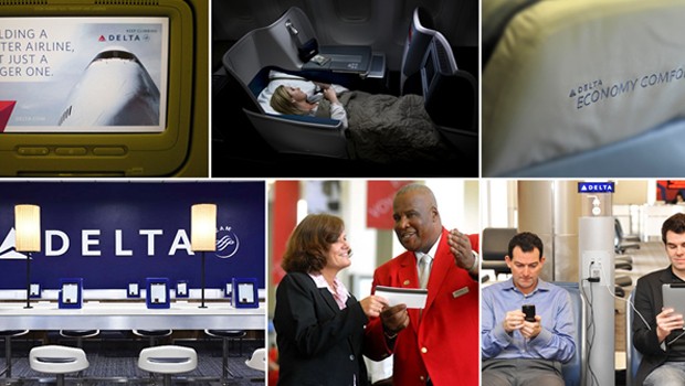 Rang 3: Delta - Die Airline war eine der ersten, die es ermöglichte, Gepäck per Handy nachzuverfolgen. Zudem baute sie einen Kundendienst via Facebook auf.