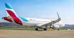 Airbus A320 von Eurowings: Nach Prag ausgewichen.