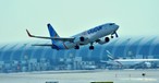 Jet von Flydubai startet am Flughafen Dubai International: Die Route nach Tel Aviv ist vorerst aus dem Programm genommen.