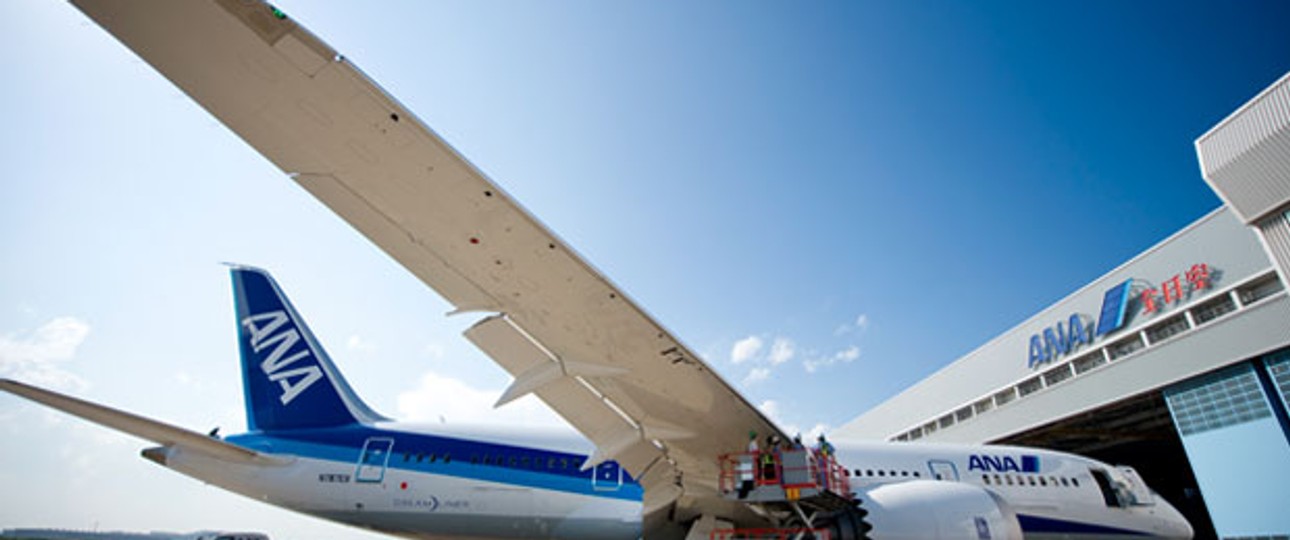 Dreamliner von ANA: Fünf Dreamliner fliegen bereits für die Airline.