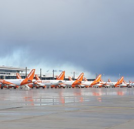 Rang 5: Easyjet - 607 Flüge pro Tag.