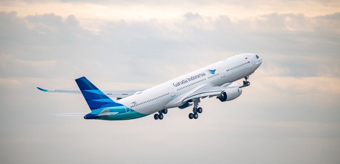 Garuda Indonesia fliegt den Airbus A330-900 mit 301 Sitzen, 24 in der Business Class, 277 in der Economy Class.