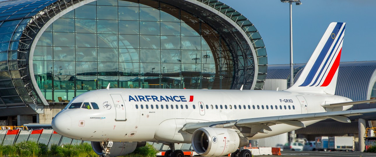 Flieger von Air France: Die Fluglinie sieht sich durch geplante Klimasteuer benachteiligt.