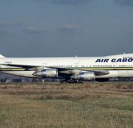 Flieger von Air Gabon: Die Airline ging pleite.