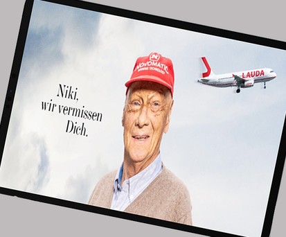 Lauda ehrt Niki Lauda mit Speziallackierung