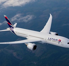 Dreamliner von Latam: Ein solches Flugzeug erlebte den Vorfall.