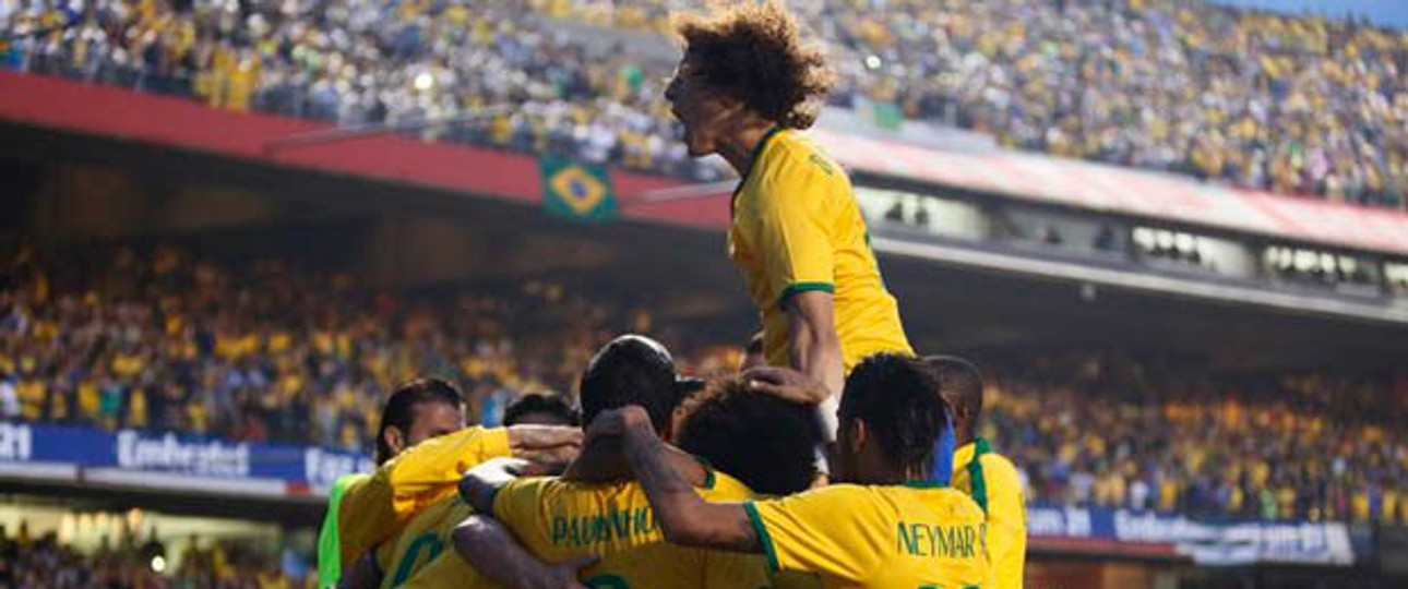 Brasilianische Nationalelf im letzten Testspiel: Nicht alle haben Freude an der WM.