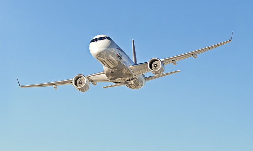 Der Mitsubishi Spacejet, hier noch als Regional Jet unterwegs: Nicht in Serie gebaut.