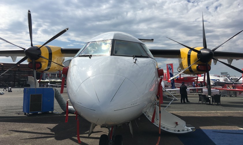 Dornier 328 Turboprop in Le Bourget: Soll künftig in Leipzig gebaut werden.