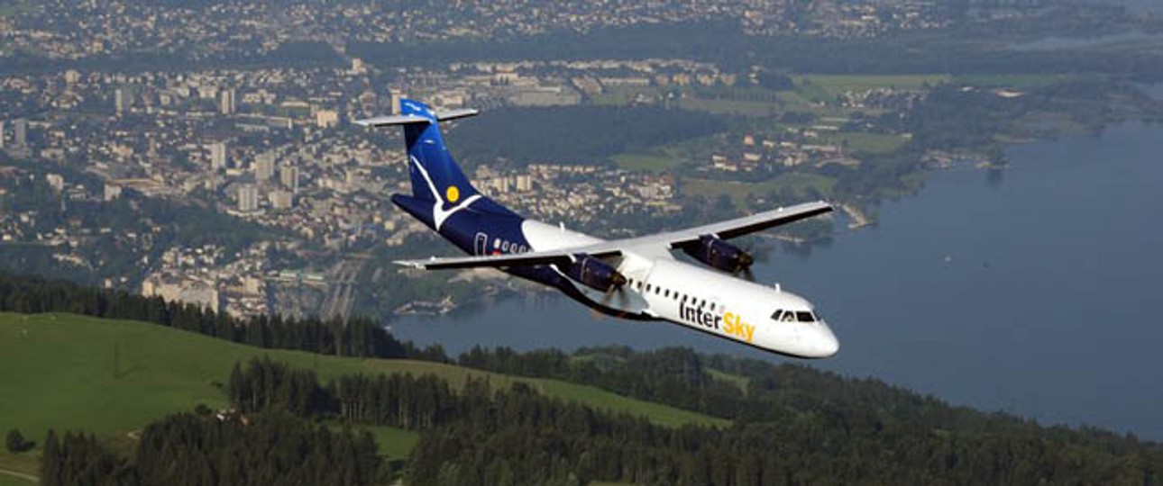 ATR 72 von Intersky:  Die Airline will die Flieger loswerden.