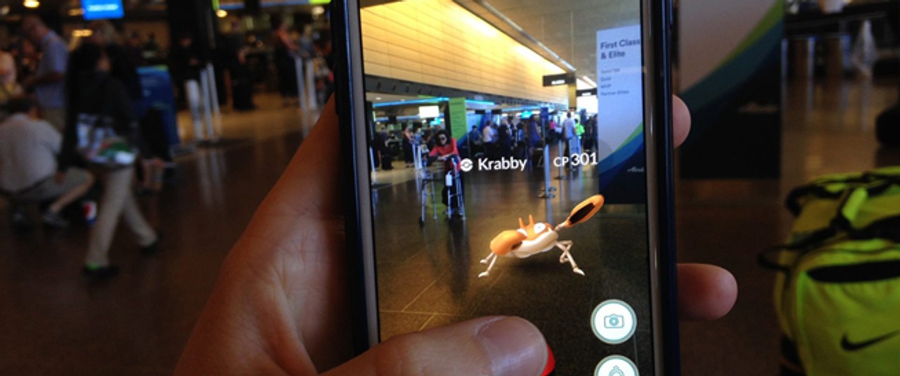 Pokémon am Flughafen: Bitte vorsichtig sein.