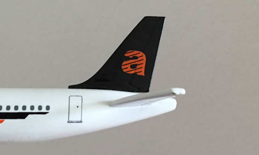 Seitenleitwerk: Wichtiger Werbeträger von Fluggesellschaften.