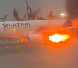 latam airbus a320 lima feuer